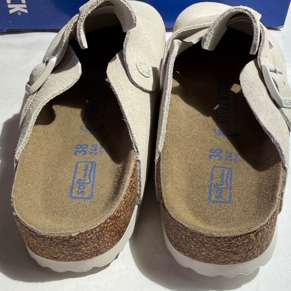 New White Birkenstock Boston clogs / clog women’s - Picture 4 of 7